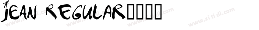 JEAN Regular字体转换